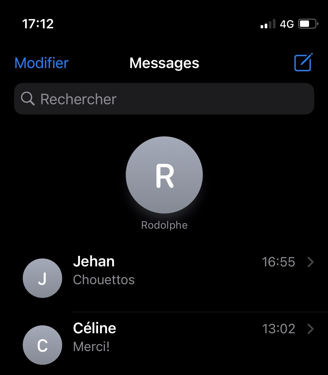 Icône contact principal dans iMessage su… - Communauté Apple