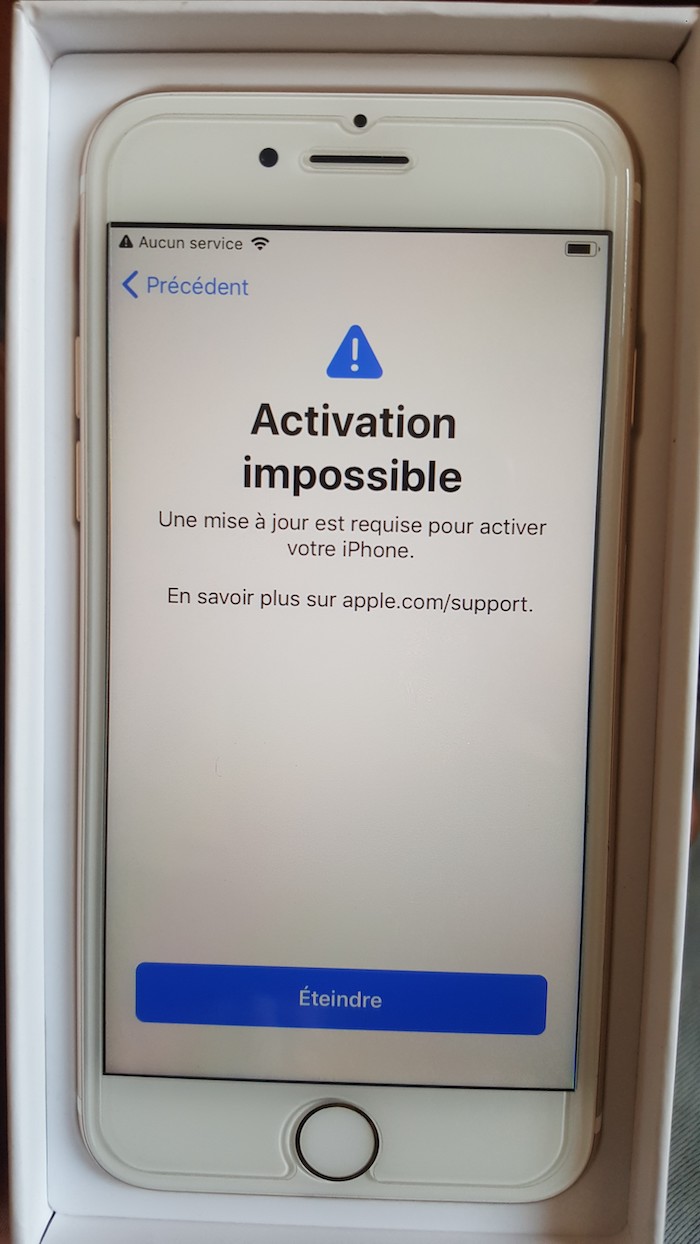 Activation Impossible Iphone 7 Communaute Apple