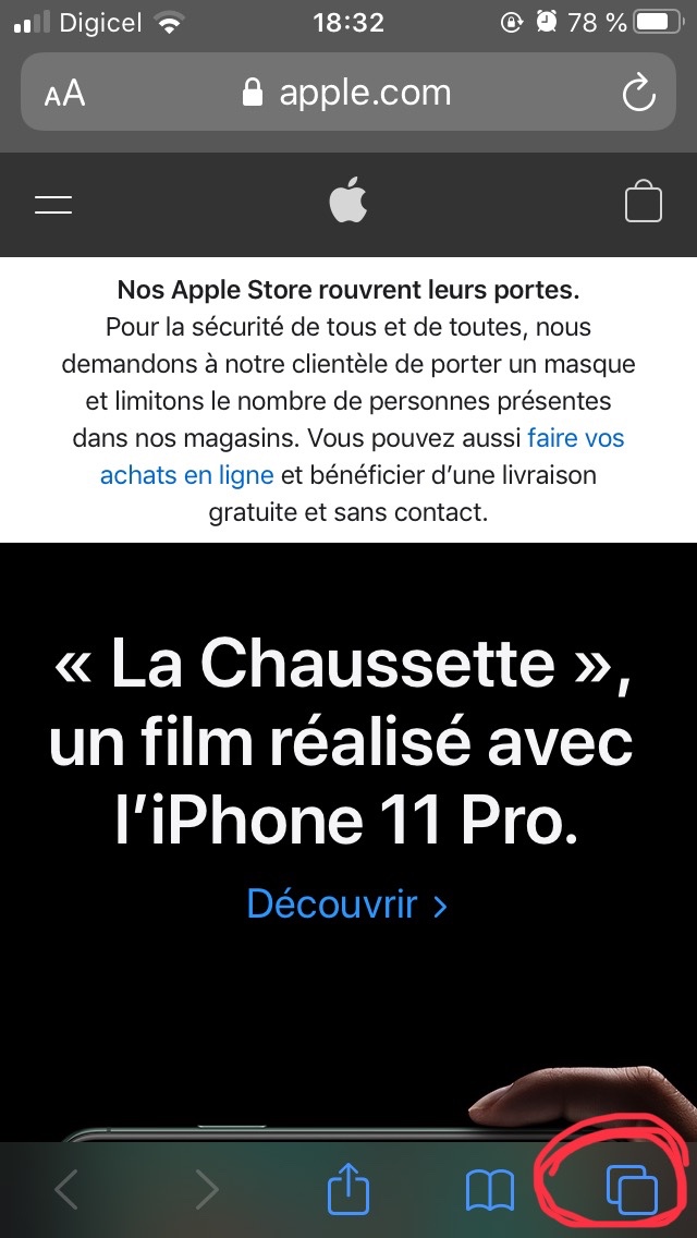 comment effacer les pages sur iphone 13