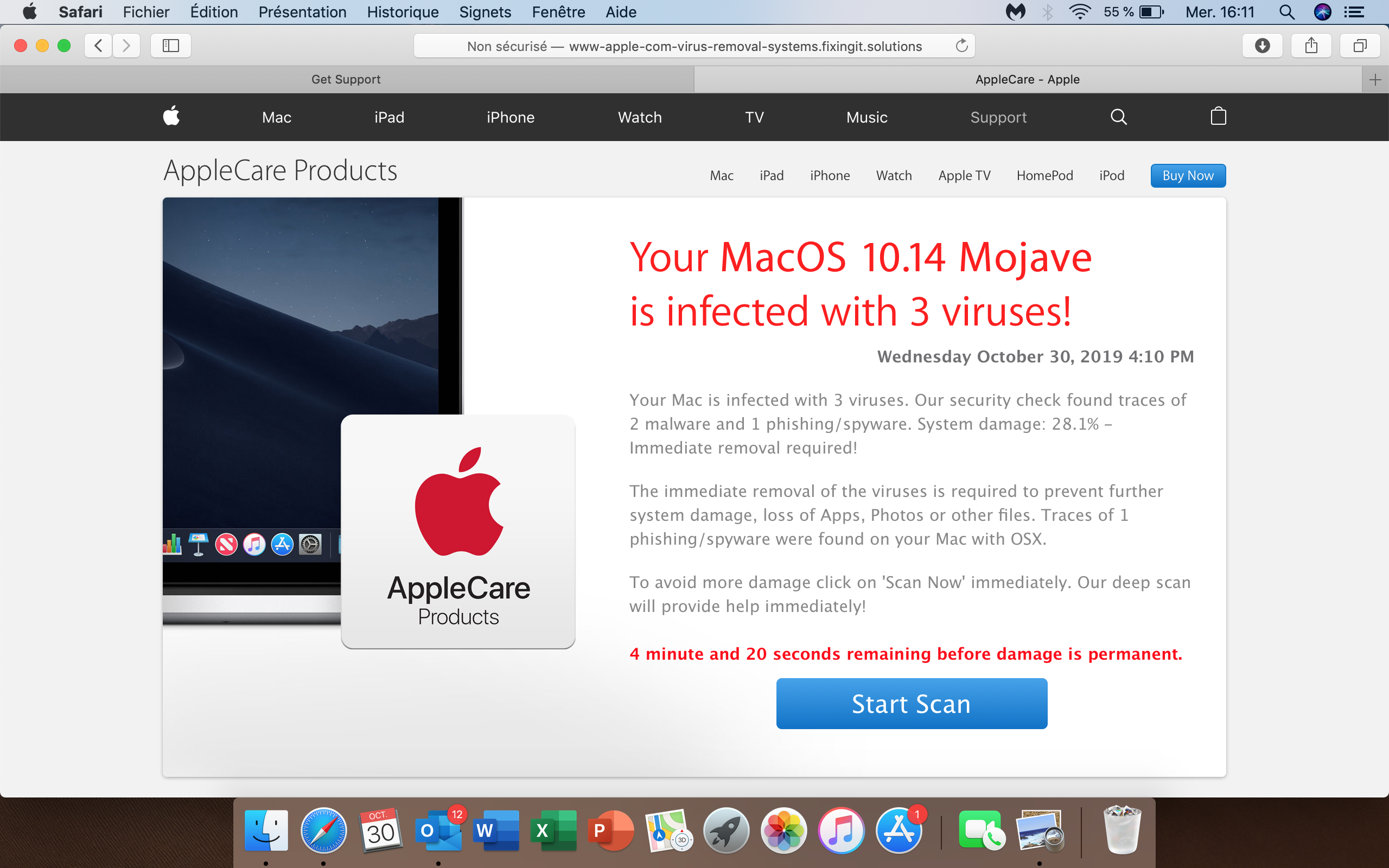 virus sur safari mac que faire