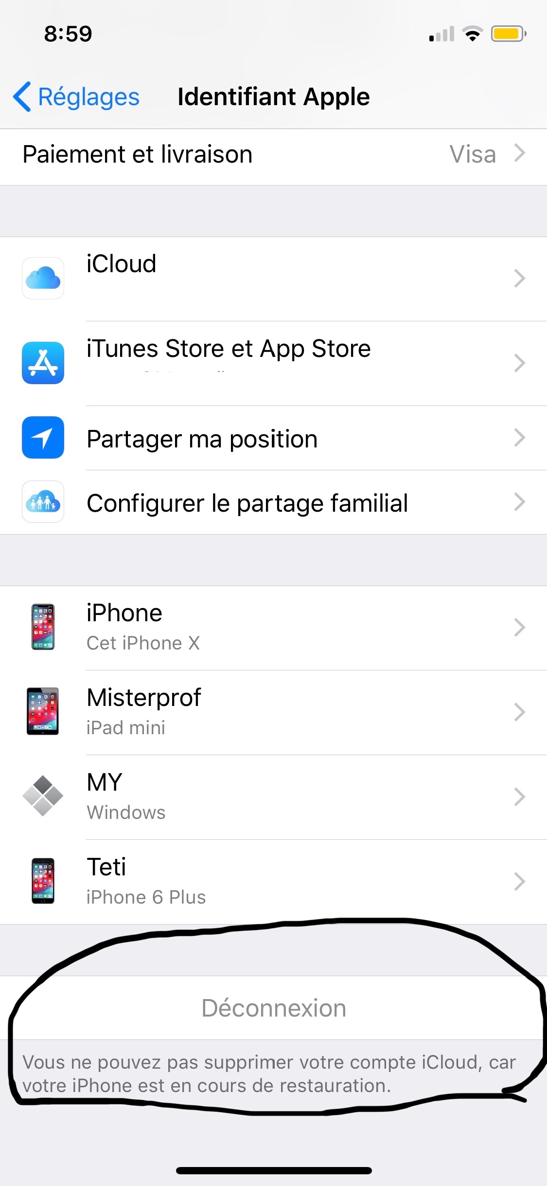 Annuler Une Restauration Sur Iphone Communaute Apple