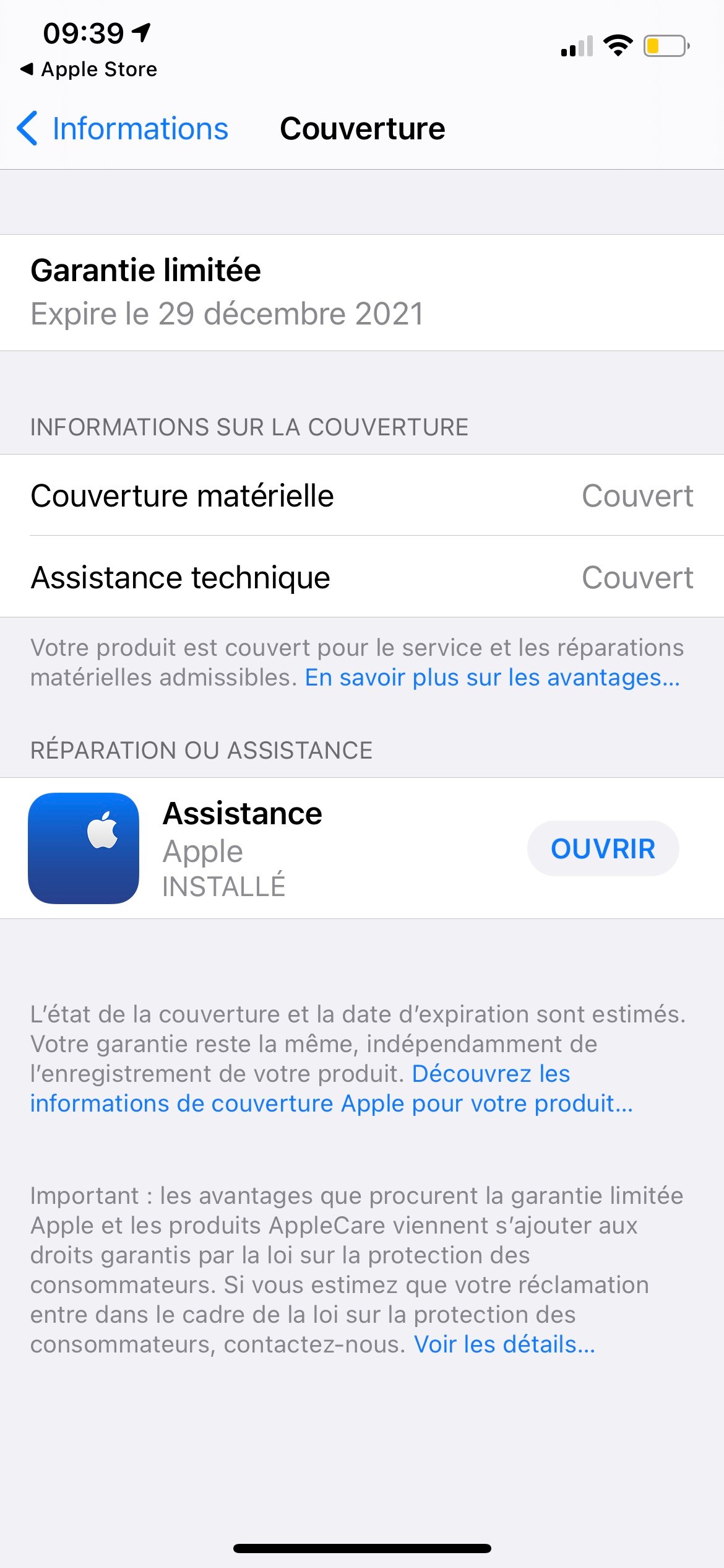 Durée de la garantie Apple Communauté Apple