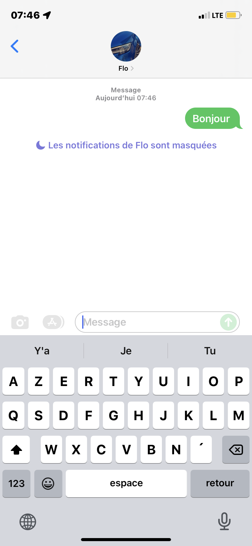 notification masqué iphone message prevenir quand meme