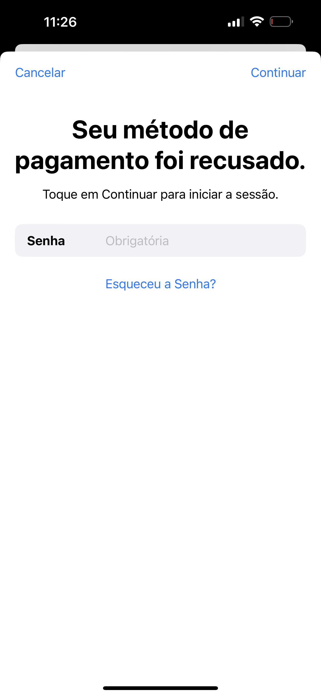 Não consigo cancelar um aplicativo n… - Comunidade da Apple