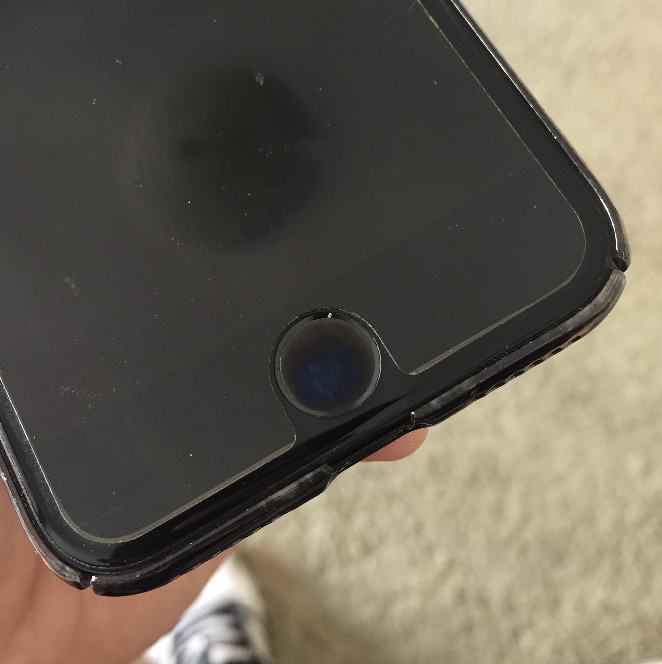 Mancha no Home button iPhone 7 Jet… Comunidade da Apple