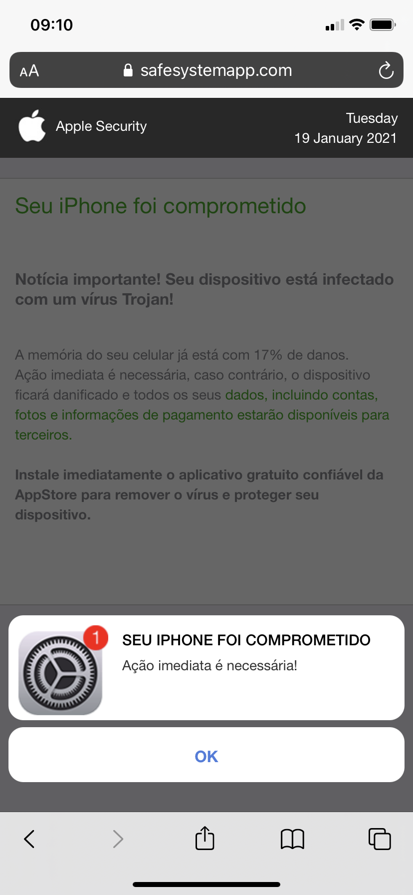 iPhone - Mensagem ao baixar app: Pag… - Comunidade da Apple