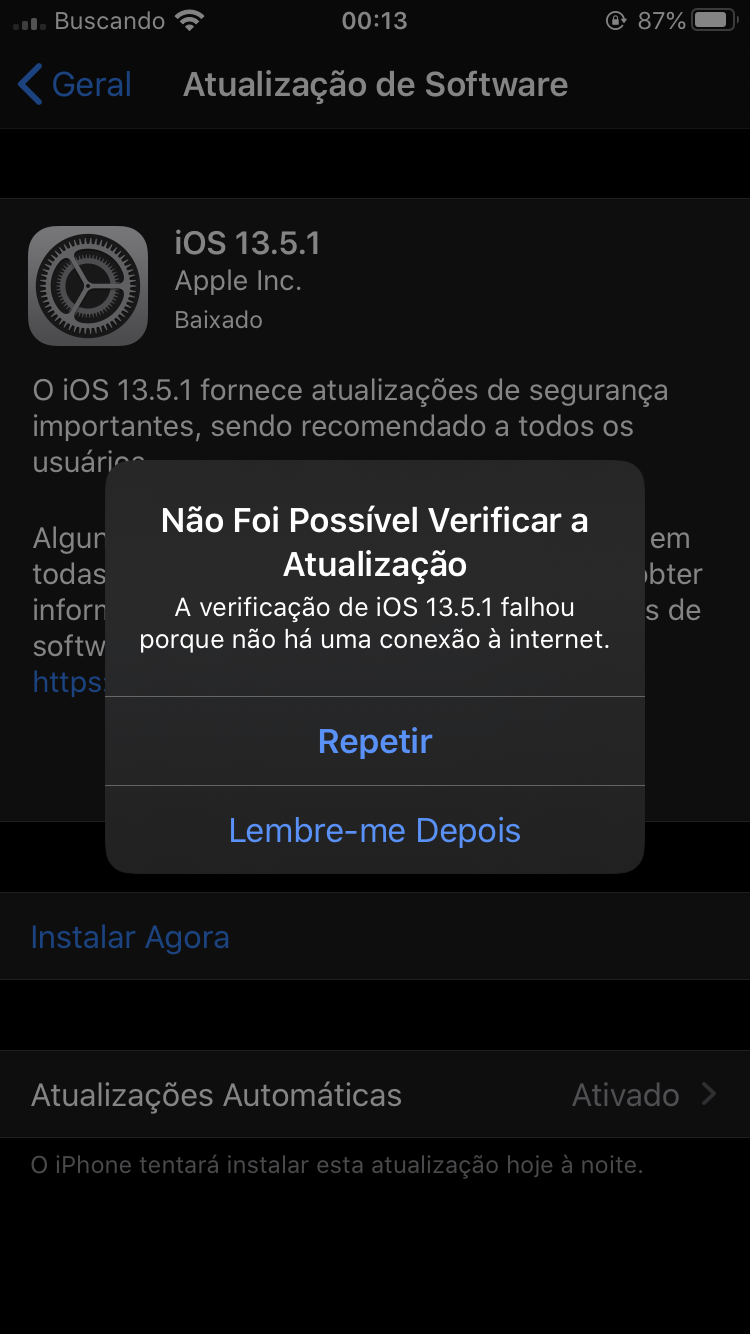 Tenho Que Atualizar Meu Celular Mai Comunidade Da Apple 7393