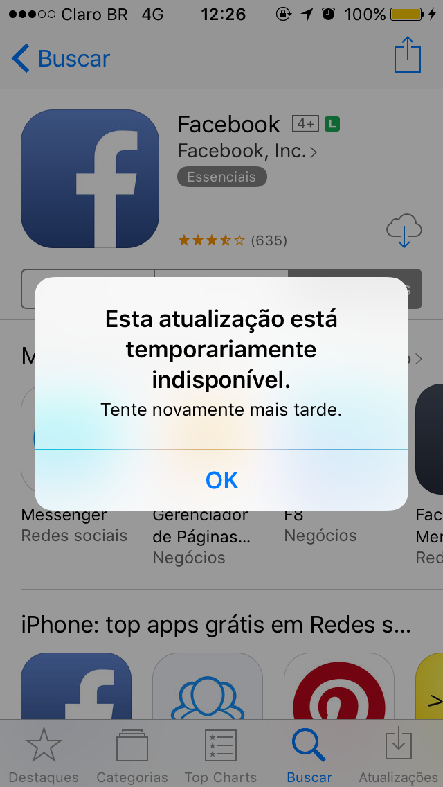iPhone - Remover conta do Facebook - Comunidade da Apple