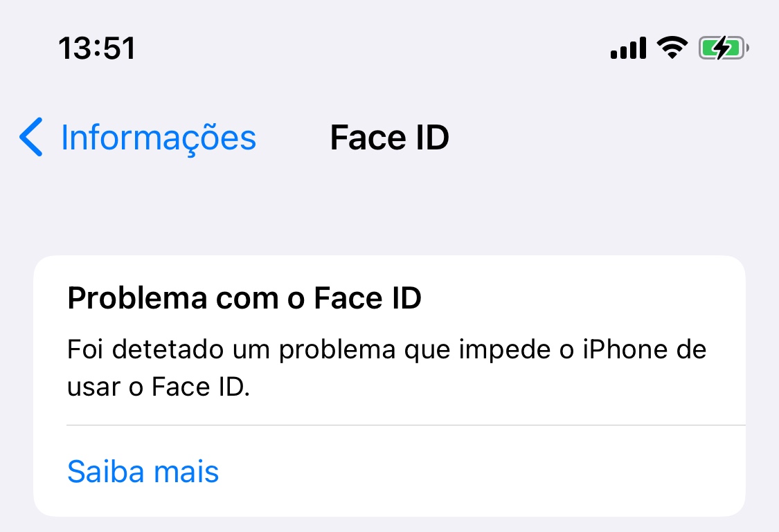 Por que o Face ID não está funcionan… Comunidade da Apple