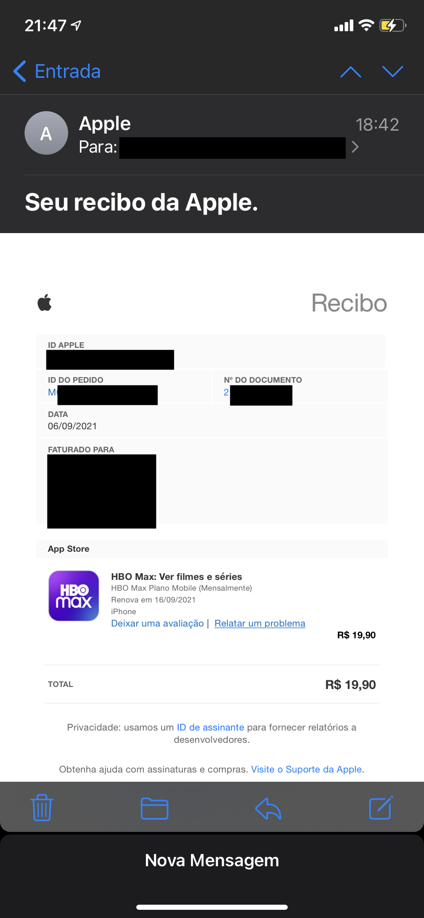 Cobrança indevida na App Store - Comunidade da Apple