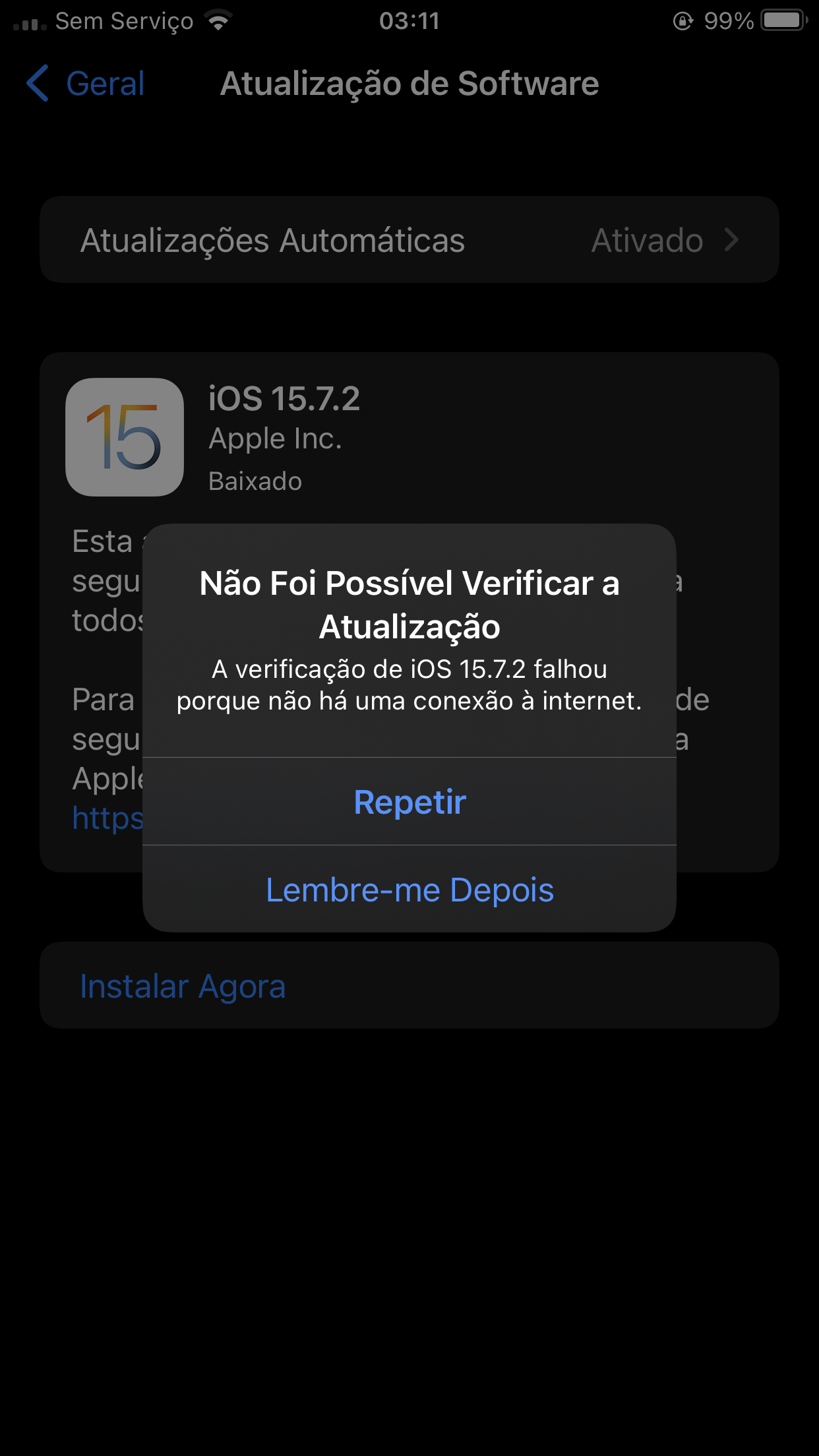 Não Consigo Atualizar Meu Iphone Comunidade Da Apple 4627