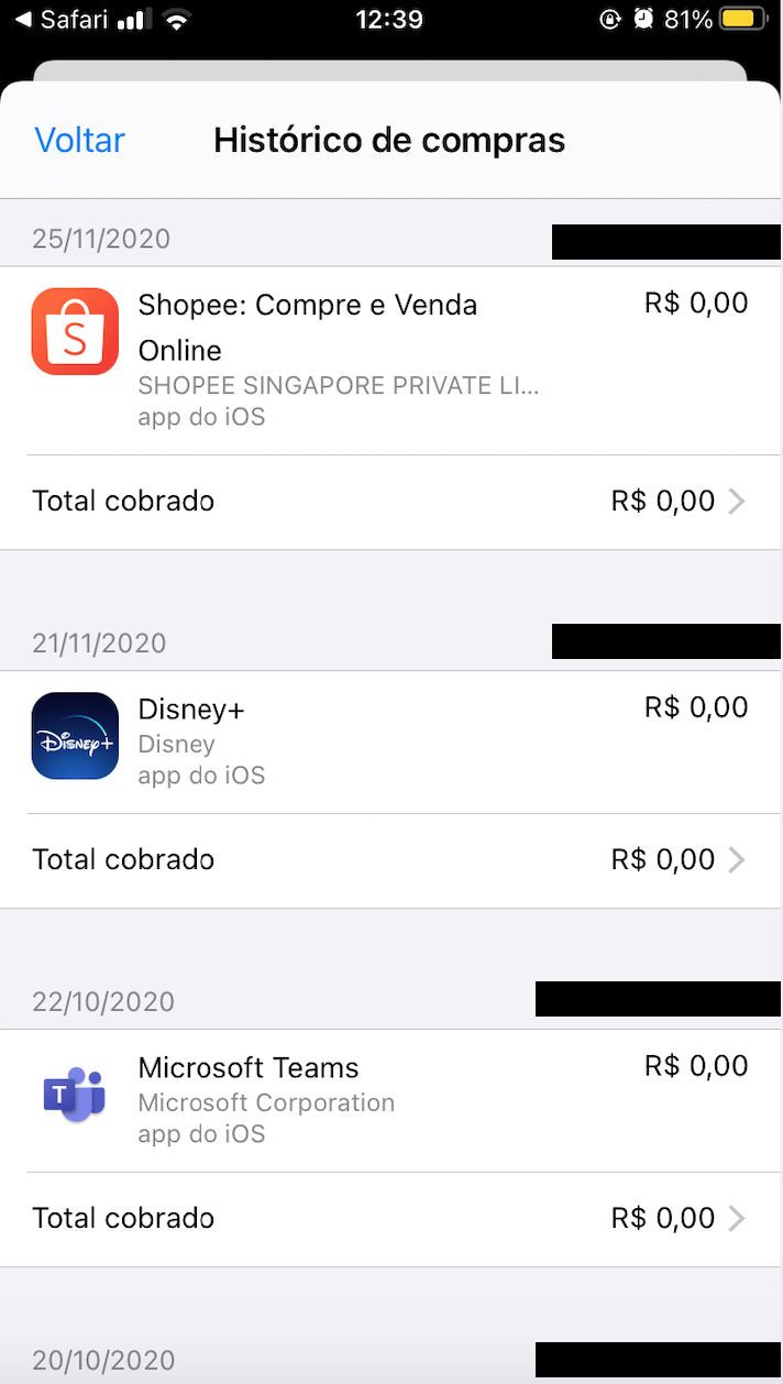 Cobrança indevida na App Store - Comunidade da Apple