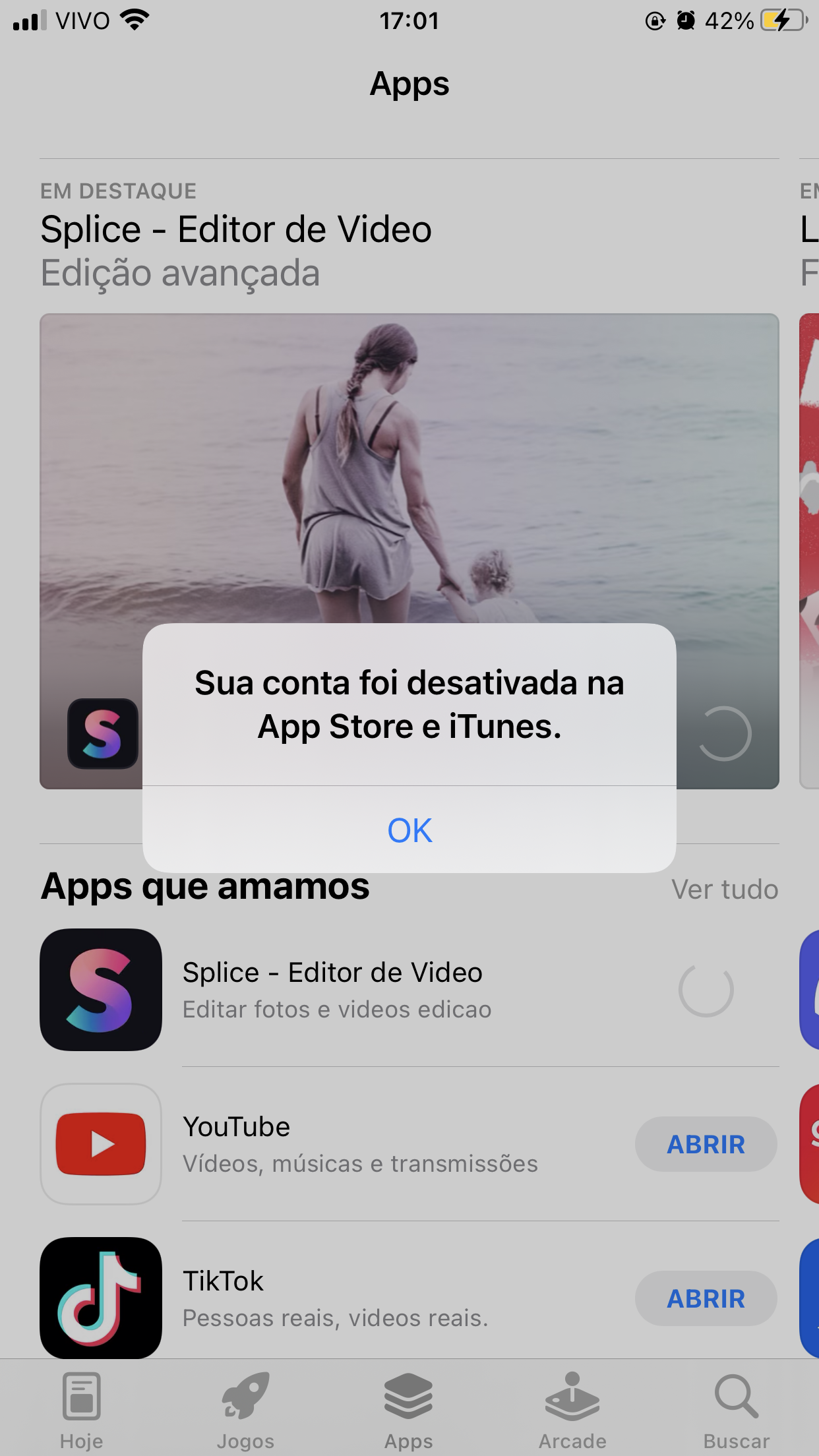 iPhone - Mensagem ao baixar app: Pag… - Comunidade da Apple