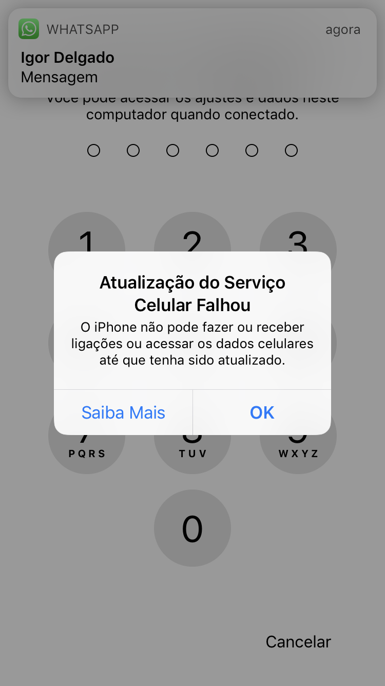 Atualização De Serviço Celular Falhou Comunidade Da Apple 5356