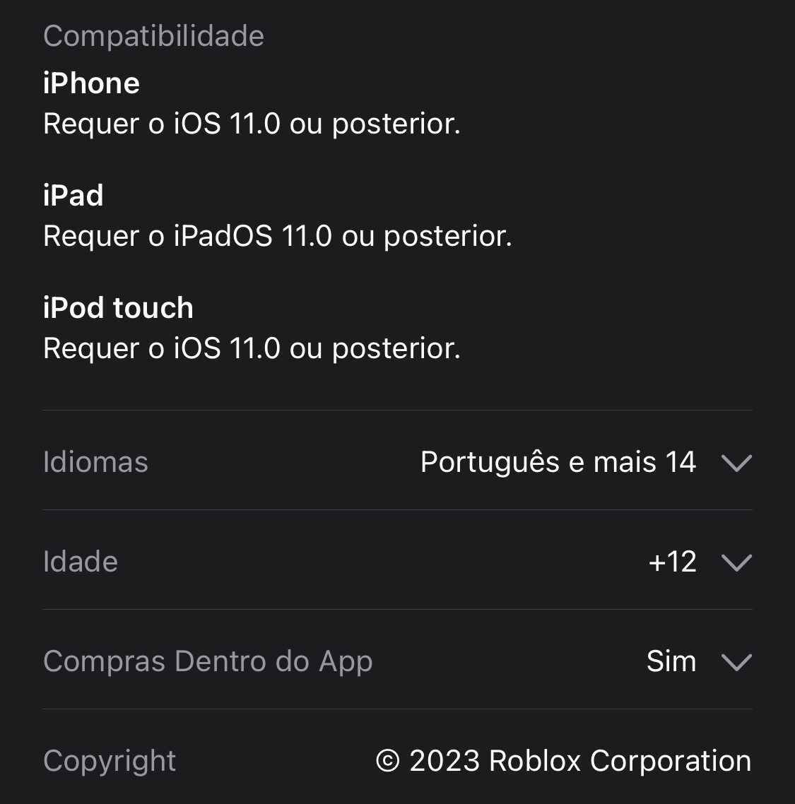 Como instalar Roblox em um iPad anti… - Comunidade da Apple