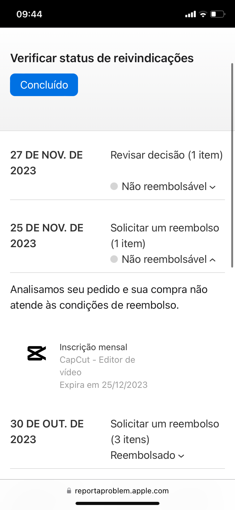 Reembolso da App Store não chega na … - Comunidade da Apple