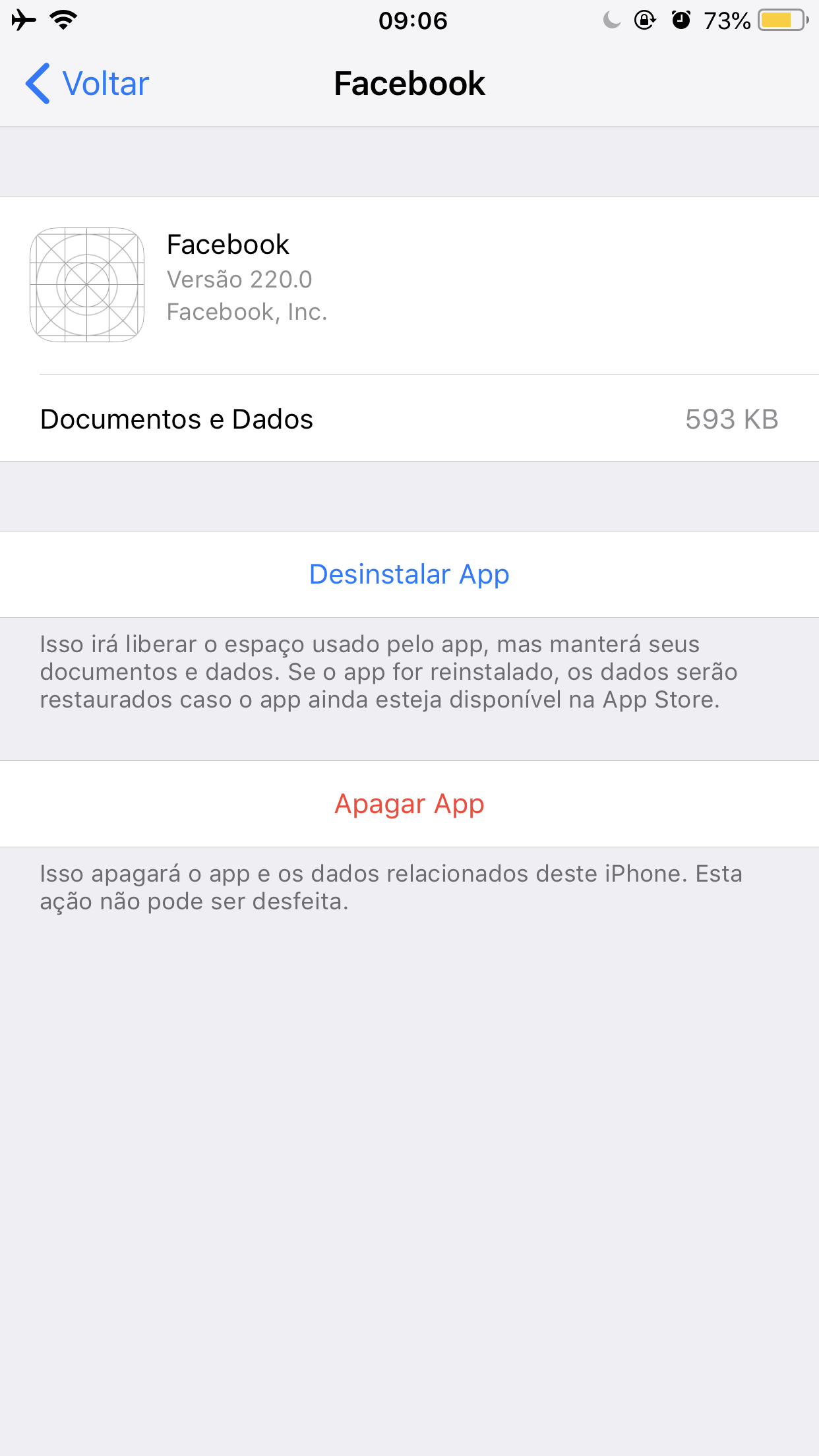 iPhone - Remover conta do Facebook - Comunidade da Apple