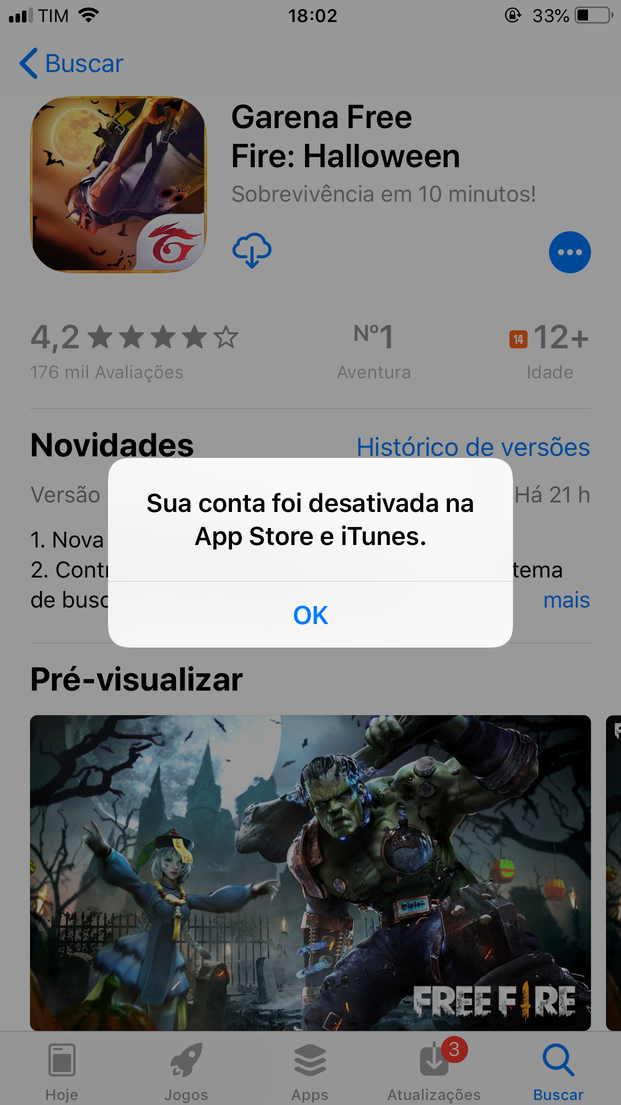 Conta do Free Fire vinculada a Apple… - Comunidade da Apple