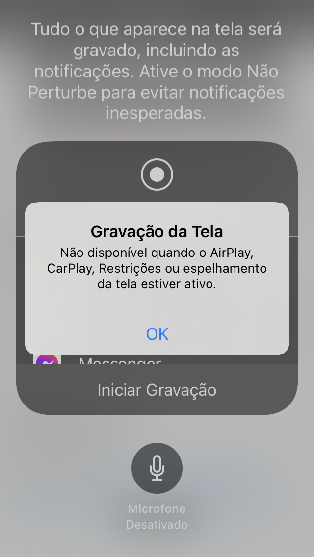 Iphone Não Consigo Gravar Tela Comunidade Da Apple 2263