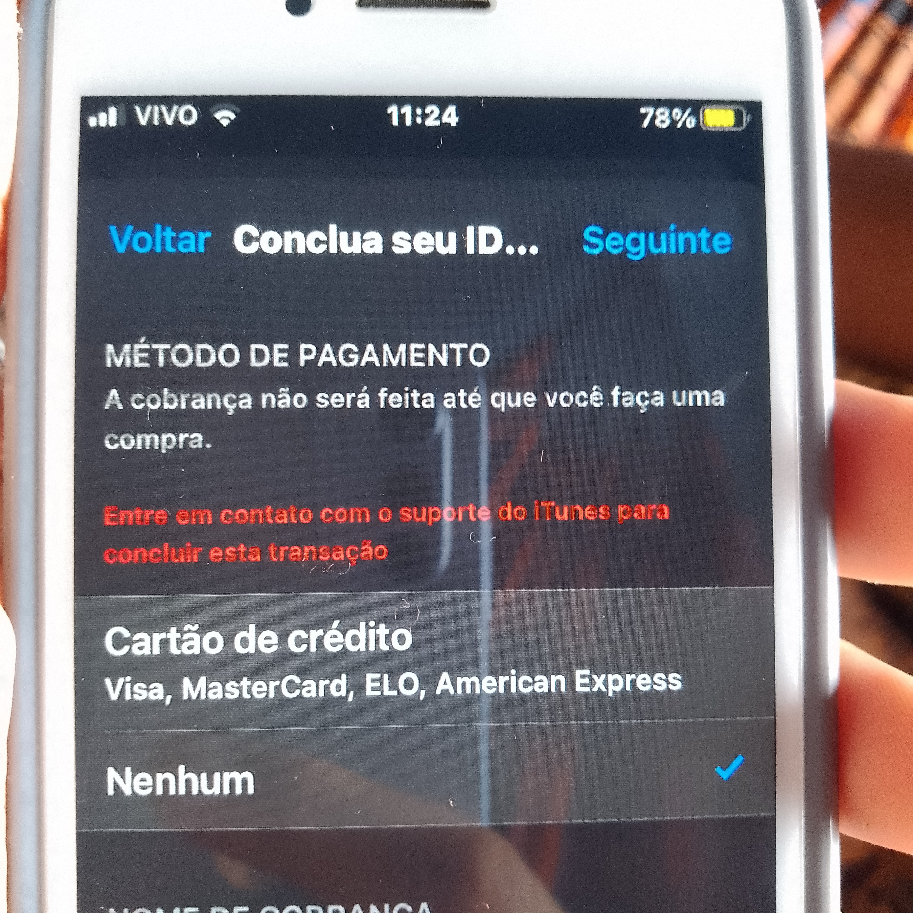 Não consigo baixar app - Comunidade da Apple