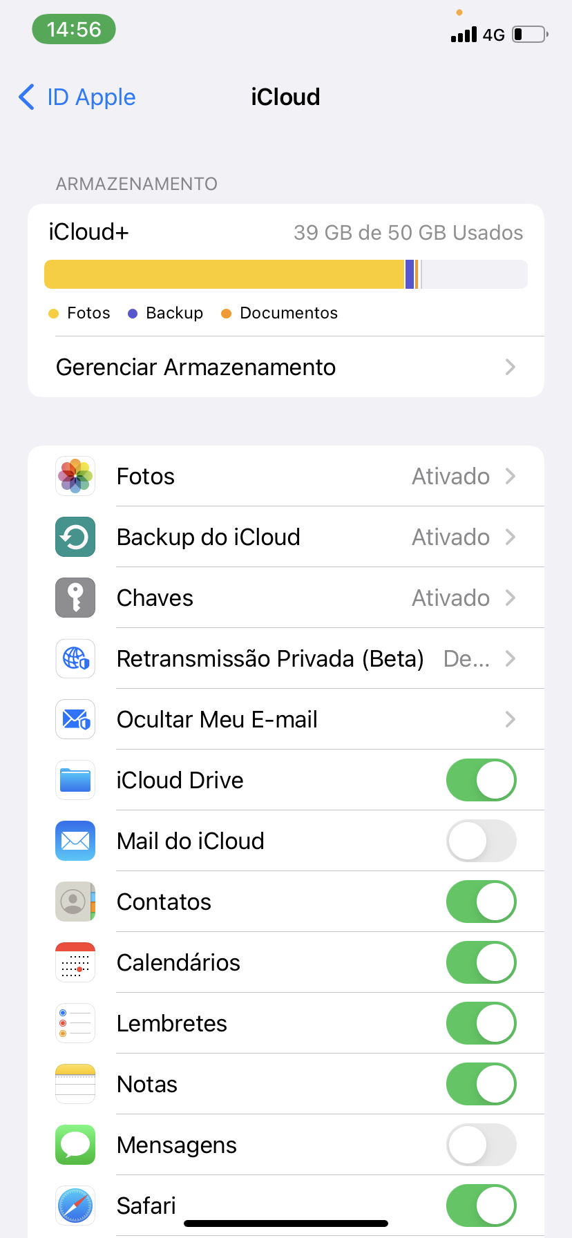 Comprei o plano de 200GB mas meu armazanemento no Google Drive