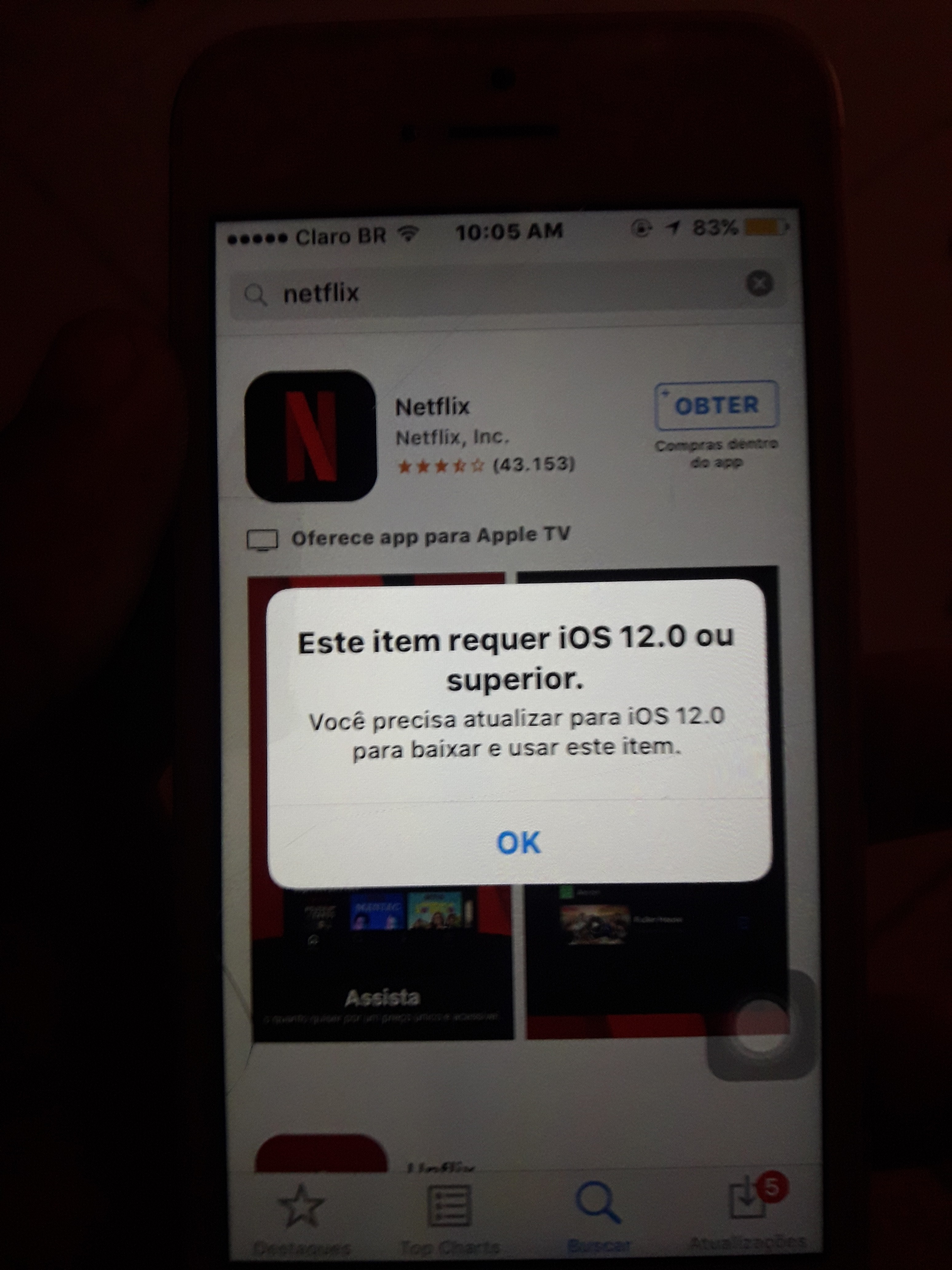 Não consigo entrar no app da Netflix… - Comunidade da Apple