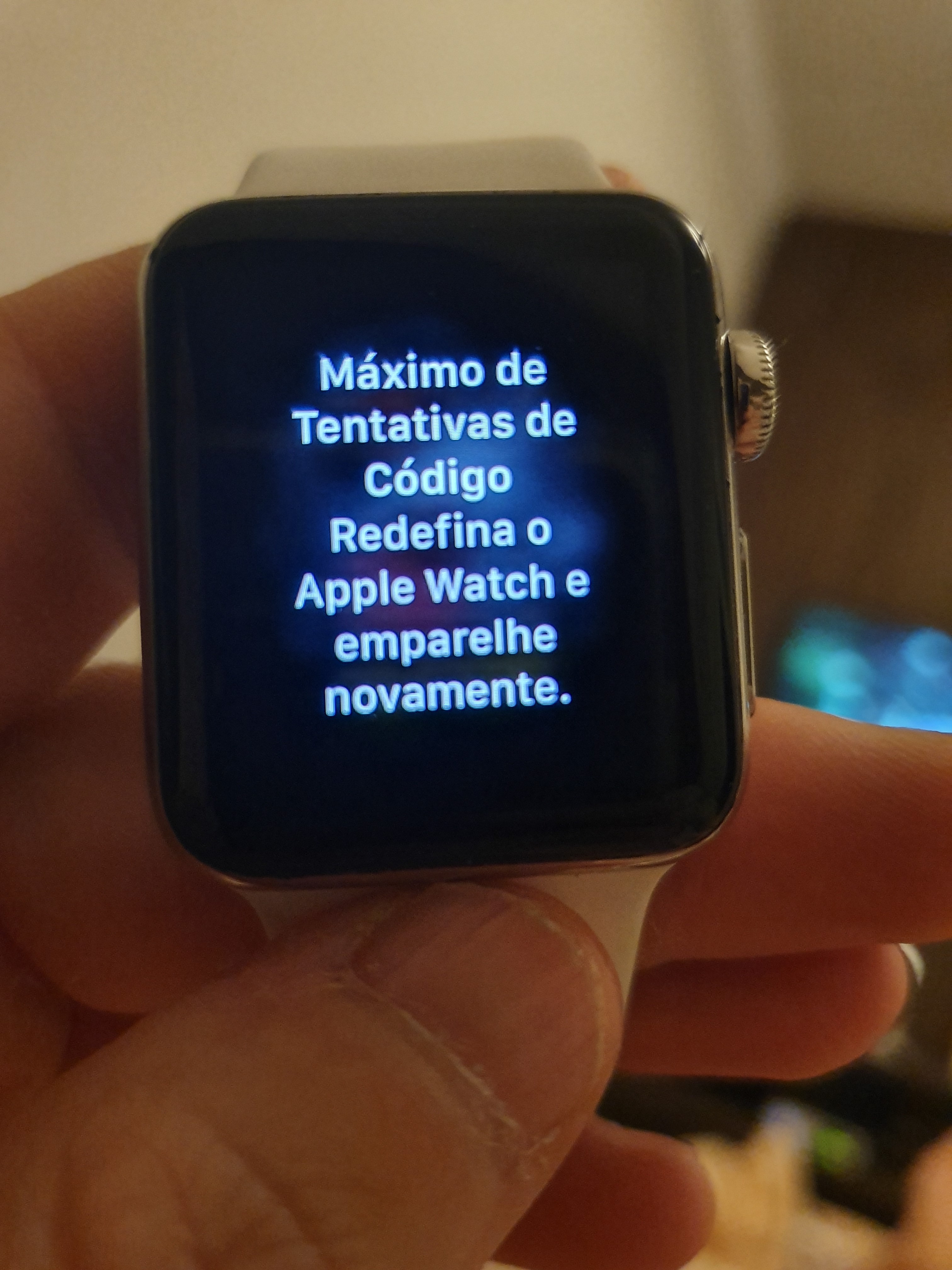 Esqueci a senha do Apple Watch Comunidade da Apple